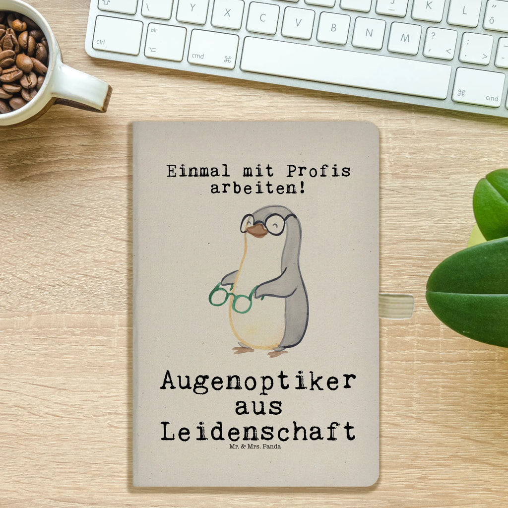 Baumwoll Notizbuch Augenoptiker Leidenschaft Notizen, Eintragebuch, Tagebuch, Notizblock, Adressbuch, Journal, Kladde, Skizzenbuch, Notizheft, Schreibbuch, Schreibheft, Beruf, Ausbildung, Jubiläum, Abschied, Rente, Kollege, Kollegin, Geschenk, Schenken, Arbeitskollege, Mitarbeiter, Firma, Danke, Dankeschön, Augenoptiker, Optiker, Augenarzt, Optometrist, Brillenverkäufer, Brillengeschäft, Eröffnung