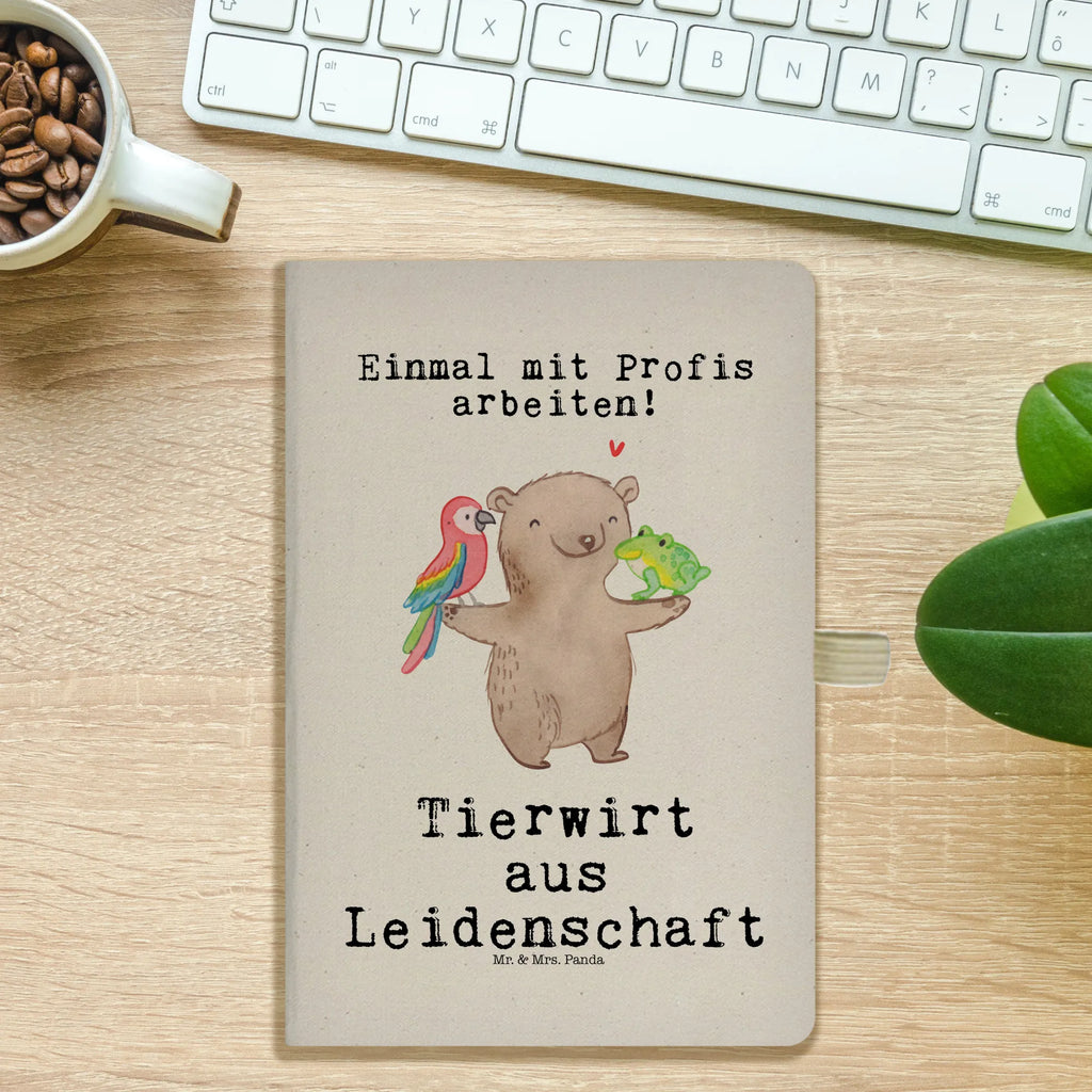 Baumwoll Notizbuch Tierwirt aus Leidenschaft Notizen, Eintragebuch, Tagebuch, Notizblock, Adressbuch, Journal, Kladde, Skizzenbuch, Notizheft, Schreibbuch, Schreibheft, Beruf, Ausbildung, Jubiläum, Abschied, Rente, Kollege, Kollegin, Geschenk, Schenken, Arbeitskollege, Mitarbeiter, Firma, Danke, Dankeschön, Landwirt; Bauer, Tierwirt, Agronom, Farmer, Bauernhof