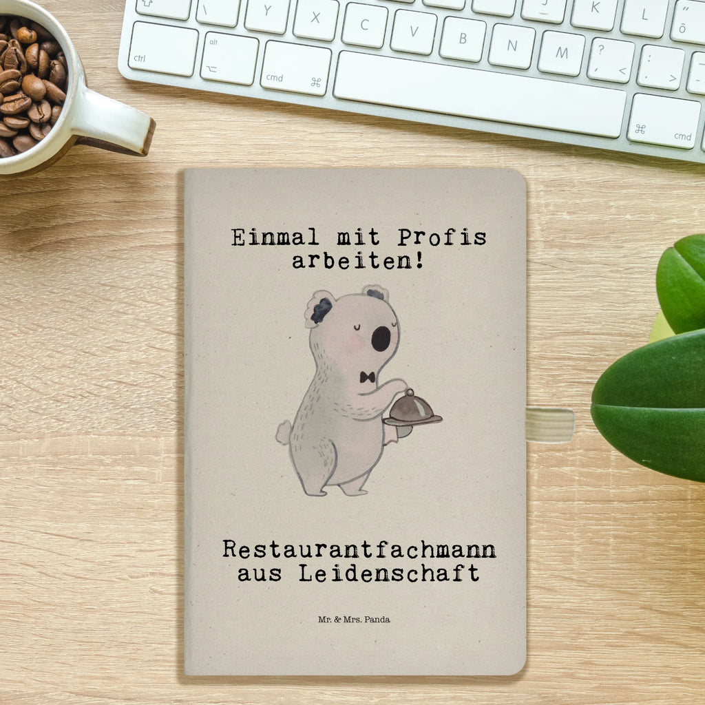 Baumwoll Notizbuch Restaurantfachmann Leidenschaft Notizen, Eintragebuch, Tagebuch, Notizblock, Adressbuch, Journal, Kladde, Skizzenbuch, Notizheft, Schreibbuch, Schreibheft, Beruf, Ausbildung, Jubiläum, Abschied, Rente, Kollege, Kollegin, Geschenk, Schenken, Arbeitskollege, Mitarbeiter, Firma, Danke, Dankeschön