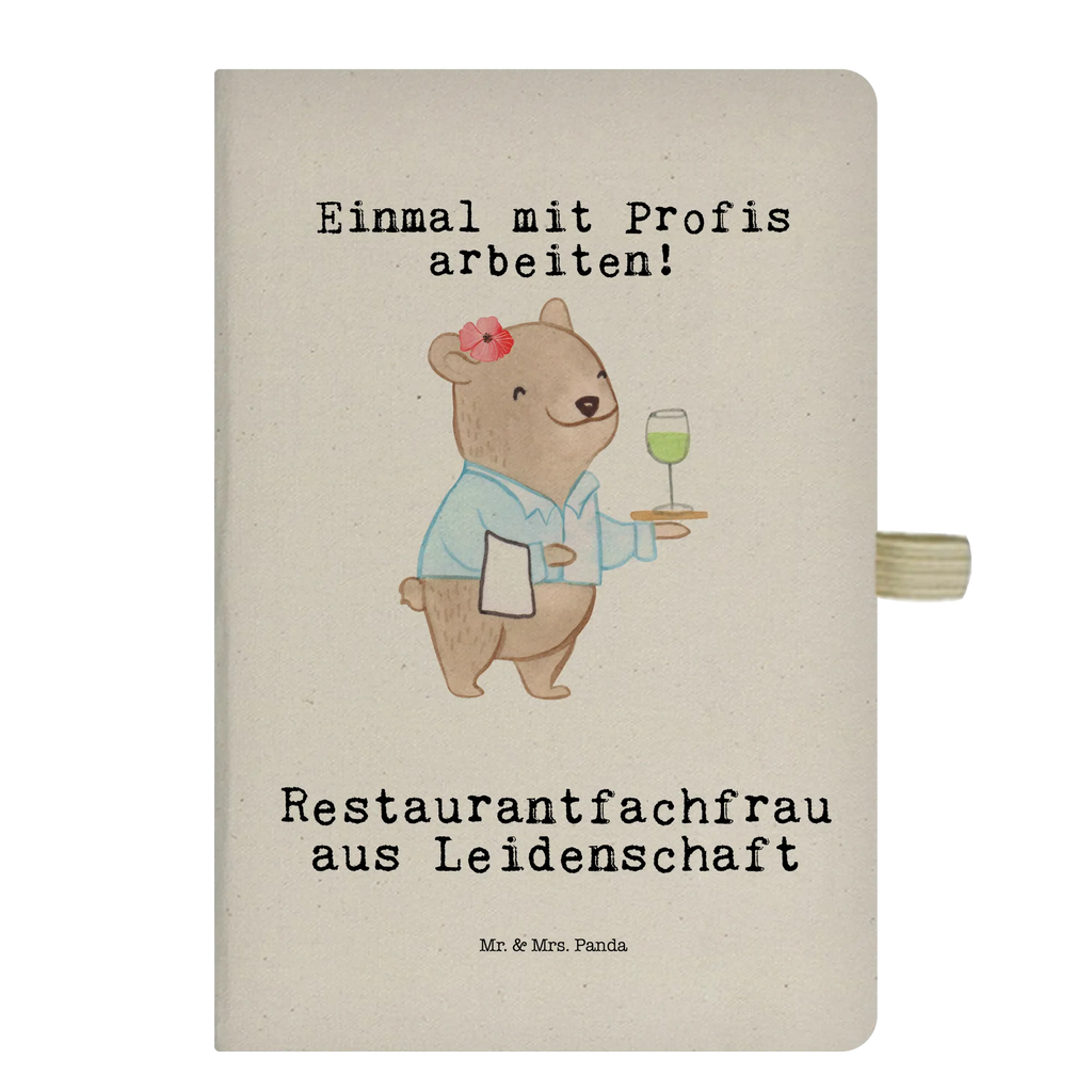 Baumwoll Notizbuch Restaurantfachfrau aus Leidenschaft Notizen, Eintragebuch, Tagebuch, Notizblock, Adressbuch, Journal, Kladde, Skizzenbuch, Notizheft, Schreibbuch, Schreibheft, Beruf, Ausbildung, Jubiläum, Abschied, Rente, Kollege, Kollegin, Geschenk, Schenken, Arbeitskollege, Mitarbeiter, Firma, Danke, Dankeschön