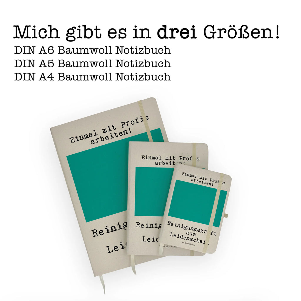 Baumwoll Notizbuch Reinigungskraft Leidenschaft Notizen, Eintragebuch, Tagebuch, Notizblock, Adressbuch, Journal, Kladde, Skizzenbuch, Notizheft, Schreibbuch, Schreibheft, Beruf, Ausbildung, Jubiläum, Abschied, Rente, Kollege, Kollegin, Geschenk, Schenken, Arbeitskollege, Mitarbeiter, Firma, Danke, Dankeschön