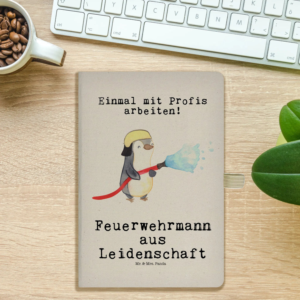 DIN A5 Baumwoll Notizbuch Feuerwehrmann aus Leidenschaft Notizen, Eintragebuch, Tagebuch, Notizblock, Adressbuch, Journal, Kladde, Skizzenbuch, Notizheft, Schreibbuch, Schreibheft, Beruf, Ausbildung, Jubiläum, Abschied, Rente, Kollege, Kollegin, Geschenk, Schenken, Arbeitskollege, Mitarbeiter, Firma, Danke, Dankeschön, Feuerwehrmann, Feuerwehrhauptmann, Brandschutz, Feuerwehr, freiwillige Feuerwehr