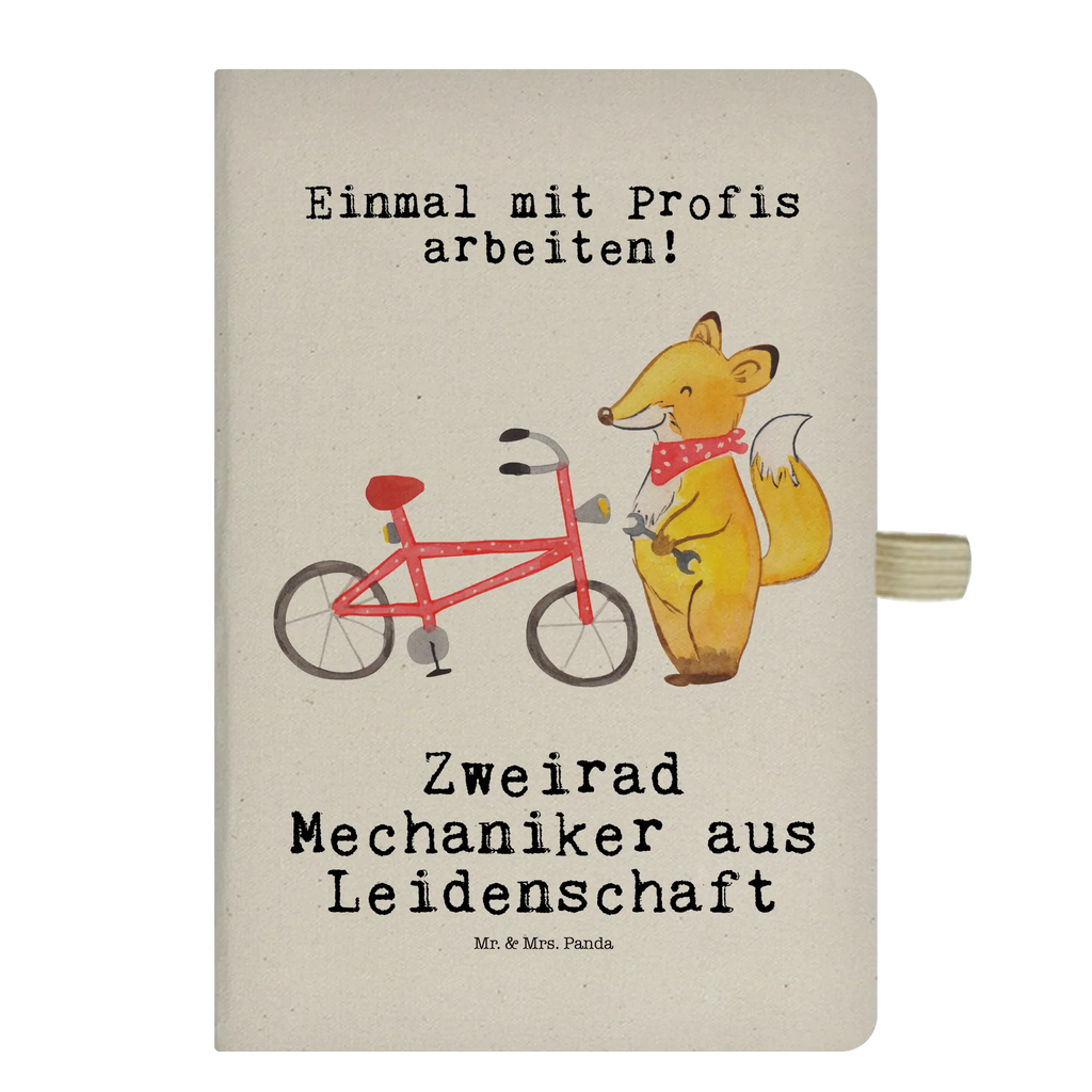 Baumwoll Notizbuch Zweirad Mechaniker aus Leidenschaft Notizen, Eintragebuch, Tagebuch, Notizblock, Adressbuch, Journal, Kladde, Skizzenbuch, Notizheft, Schreibbuch, Schreibheft, Beruf, Ausbildung, Jubiläum, Abschied, Rente, Kollege, Kollegin, Geschenk, Schenken, Arbeitskollege, Mitarbeiter, Firma, Danke, Dankeschön