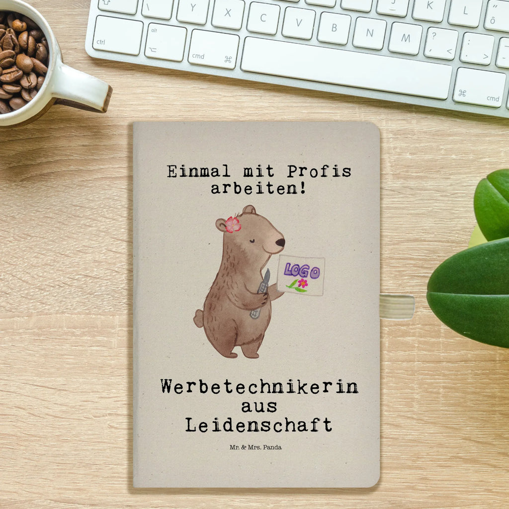 Baumwoll Notizbuch Werbetechnikerin Leidenschaft Notizen, Eintragebuch, Tagebuch, Notizblock, Adressbuch, Journal, Kladde, Skizzenbuch, Notizheft, Schreibbuch, Schreibheft, Beruf, Ausbildung, Jubiläum, Abschied, Rente, Kollege, Kollegin, Geschenk, Schenken, Arbeitskollege, Mitarbeiter, Firma, Danke, Dankeschön