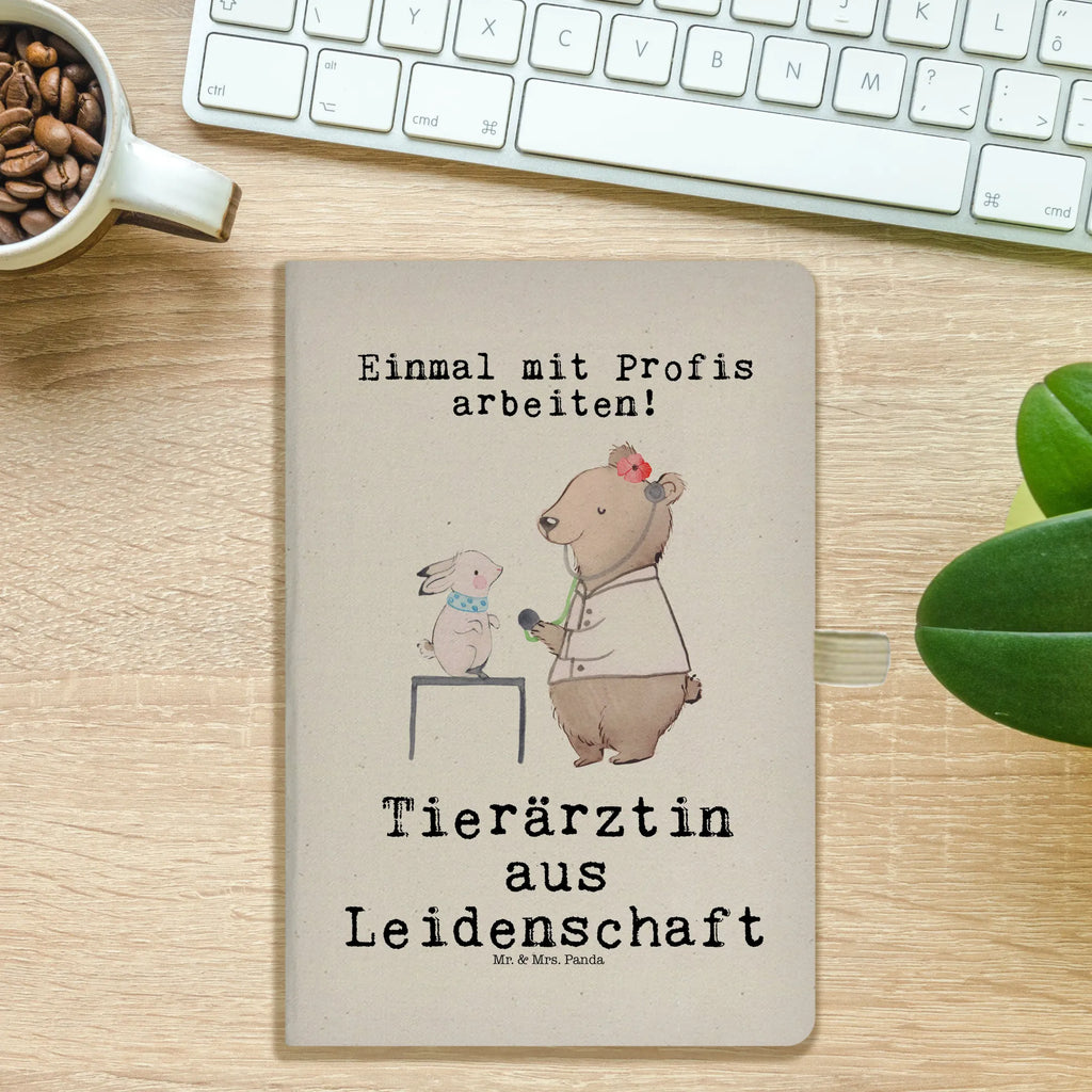 DIN A6 Baumwoll Notizbuch Tierärztin aus Leidenschaft Notizen, Eintragebuch, Tagebuch, Notizblock, Adressbuch, Journal, Kladde, Skizzenbuch, Notizheft, Schreibbuch, Schreibheft, Beruf, Ausbildung, Jubiläum, Abschied, Rente, Kollege, Kollegin, Geschenk, Schenken, Arbeitskollege, Mitarbeiter, Firma, Danke, Dankeschön