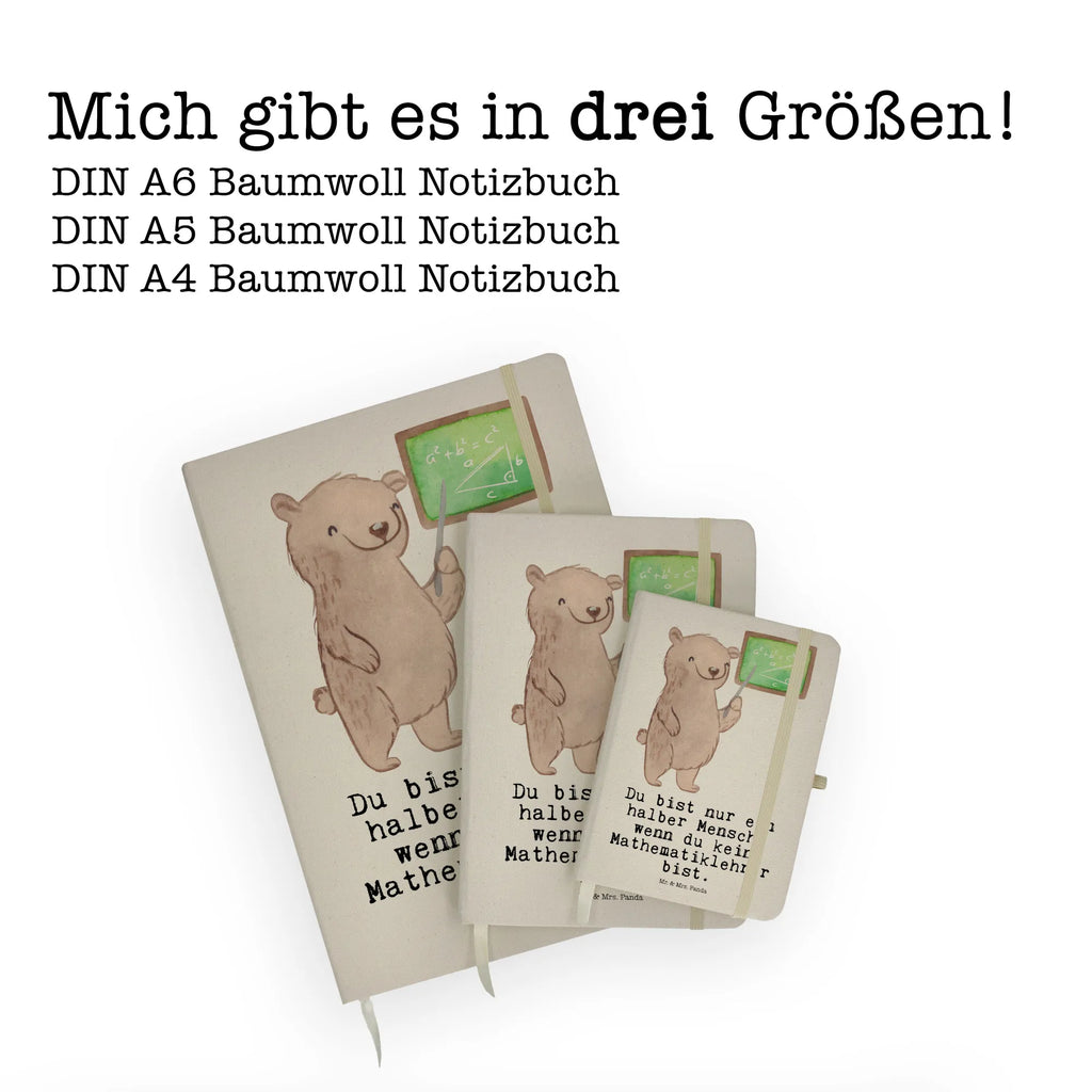 Baumwoll Notizbuch Mathematiklehrer mit Herz Notizen, Eintragebuch, Tagebuch, Notizblock, Adressbuch, Journal, Kladde, Skizzenbuch, Notizheft, Schreibbuch, Schreibheft, Beruf, Ausbildung, Jubiläum, Abschied, Rente, Kollege, Kollegin, Geschenk, Schenken, Arbeitskollege, Mitarbeiter, Firma, Danke, Dankeschön, Mathematiklehrer, Lehramtstudent, Referendariat, Mathelehrer, Matheunterricht, Mathe, Lehrer