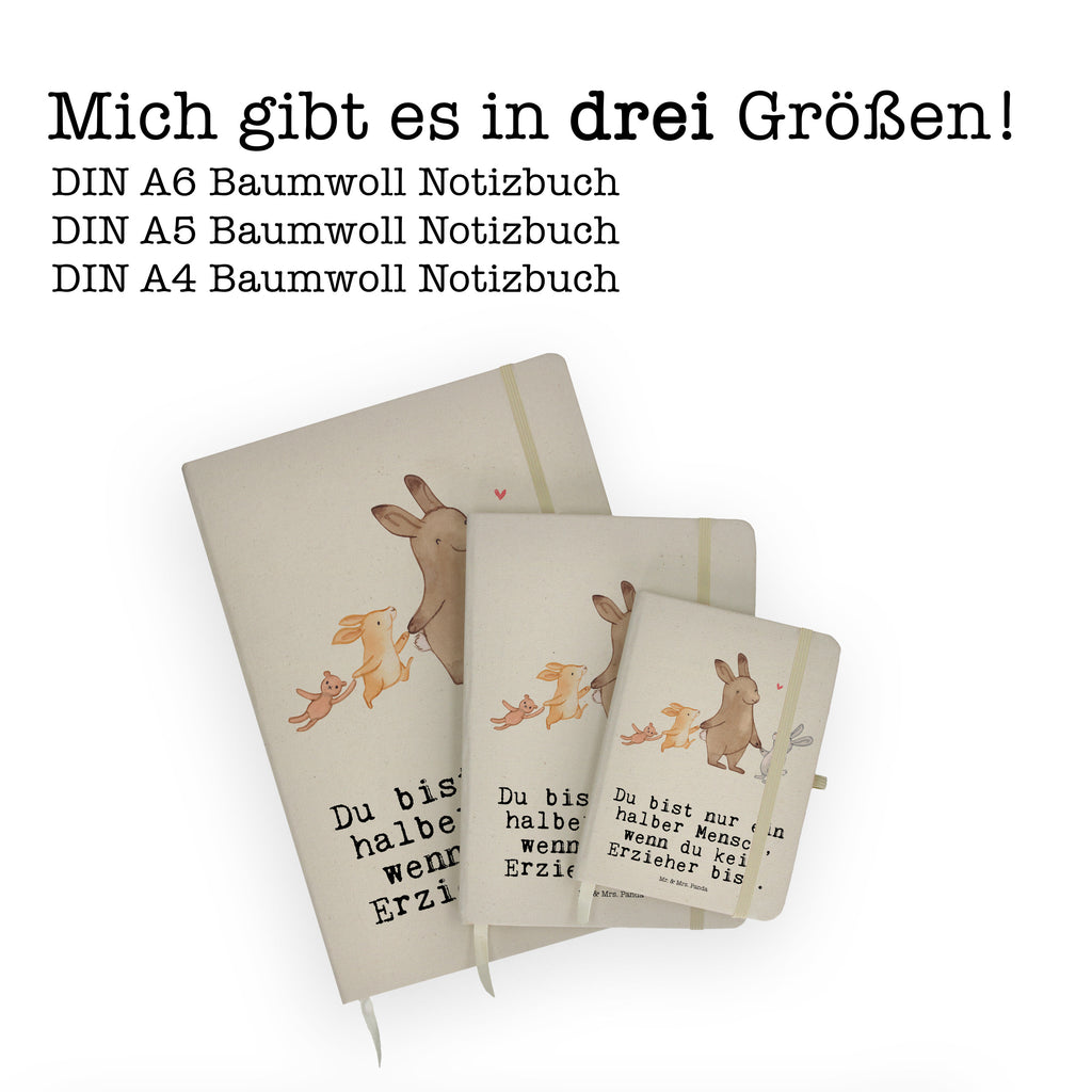 Baumwoll Notizbuch Erzieher mit Herz Notizen, Eintragebuch, Tagebuch, Notizblock, Adressbuch, Journal, Kladde, Skizzenbuch, Notizheft, Schreibbuch, Schreibheft, Beruf, Ausbildung, Jubiläum, Abschied, Rente, Kollege, Kollegin, Geschenk, Schenken, Arbeitskollege, Mitarbeiter, Firma, Danke, Dankeschön, Erzieher, Kindergärtner, Pädagoge