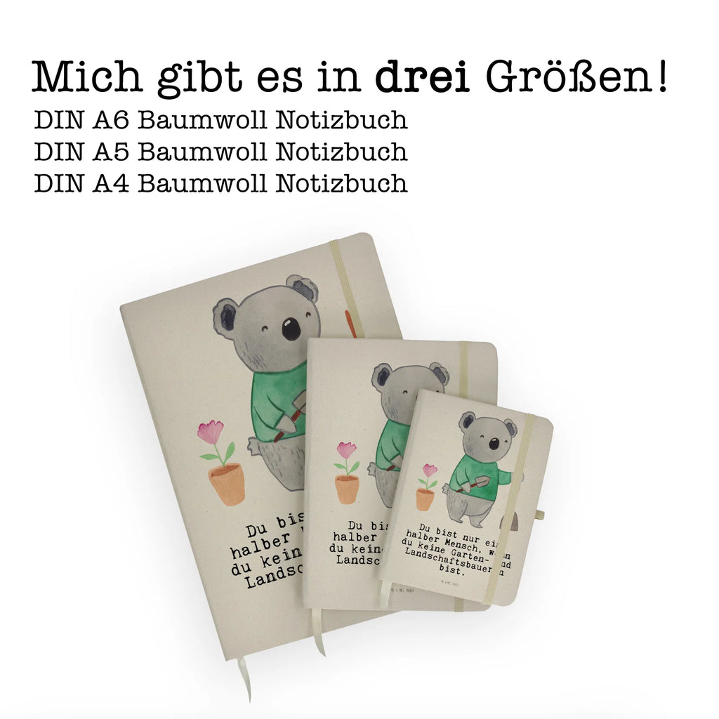 Baumwoll Notizbuch Garten- und Landschaftsbauerin Herz Notizen, Eintragebuch, Tagebuch, Notizblock, Adressbuch, Journal, Kladde, Skizzenbuch, Notizheft, Schreibbuch, Schreibheft, Beruf, Ausbildung, Jubiläum, Abschied, Rente, Kollege, Kollegin, Geschenk, Schenken, Arbeitskollege, Mitarbeiter, Firma, Danke, Dankeschön, Gärtnerin, Gartenplaner, Gärtnerei, Gartenbau, Hobbygärtnerin, Garten- und Landschaftsbauerin