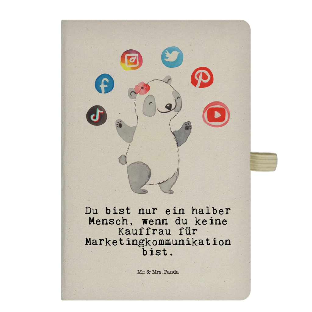 Baumwoll Notizbuch Kauffrau für Marketingkommunikation mit Herz Notizen, Eintragebuch, Tagebuch, Notizblock, Adressbuch, Journal, Kladde, Skizzenbuch, Notizheft, Schreibbuch, Schreibheft, Beruf, Ausbildung, Jubiläum, Abschied, Rente, Kollege, Kollegin, Geschenk, Schenken, Arbeitskollege, Mitarbeiter, Firma, Danke, Dankeschön