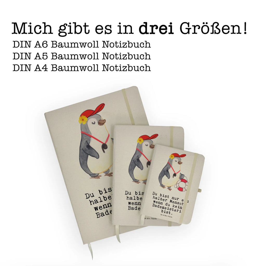 Baumwoll Notizbuch Bademeisterin mit Herz Notizen, Eintragebuch, Tagebuch, Notizblock, Adressbuch, Journal, Kladde, Skizzenbuch, Notizheft, Schreibbuch, Schreibheft, Beruf, Ausbildung, Jubiläum, Abschied, Rente, Kollege, Kollegin, Geschenk, Schenken, Arbeitskollege, Mitarbeiter, Firma, Danke, Dankeschön, Bademeisterin, Rettungsschwimmerin, Schwimmmeisterin, Schwimmbad, Freibad, Badeanstalt, Schwimmverein, Schwimmschule