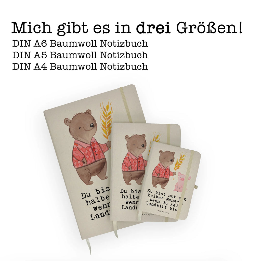 Baumwoll Notizbuch Landwirt mit Herz Notizen, Eintragebuch, Tagebuch, Notizblock, Adressbuch, Journal, Kladde, Skizzenbuch, Notizheft, Schreibbuch, Schreibheft, Beruf, Ausbildung, Jubiläum, Abschied, Rente, Kollege, Kollegin, Geschenk, Schenken, Arbeitskollege, Mitarbeiter, Firma, Danke, Dankeschön, Landwirt; Bauer, Tierwirt, Agronom, Farmer, Bauernhof