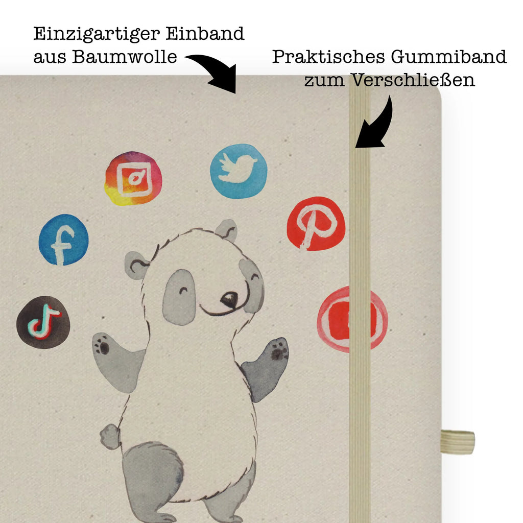 Baumwoll Notizbuch Social Media Manager mit Herz Notizen, Eintragebuch, Tagebuch, Notizblock, Adressbuch, Journal, Kladde, Skizzenbuch, Notizheft, Schreibbuch, Schreibheft, Beruf, Ausbildung, Jubiläum, Abschied, Rente, Kollege, Kollegin, Geschenk, Schenken, Arbeitskollege, Mitarbeiter, Firma, Danke, Dankeschön