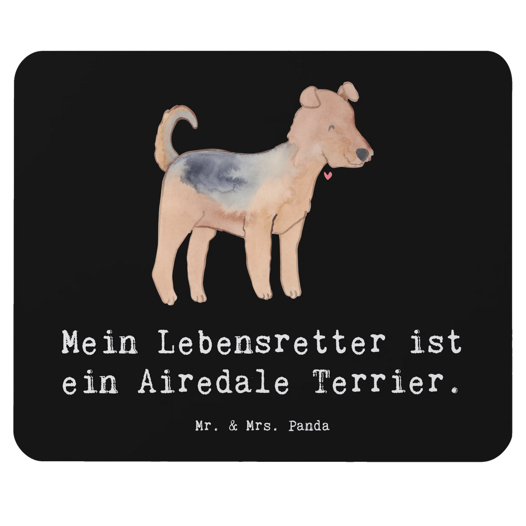 Mauspad Airedale Terrier Lebensretter Mousepad, Computer zubehör, Büroausstattung, PC Zubehör, Arbeitszimmer, Mauspad, Einzigartiges Mauspad, Designer Mauspad, Mausunterlage, Mauspad Büro, Hund, Hunderasse, Rassehund, Hundebesitzer, Geschenk, Tierfreund, Schenken, Welpe