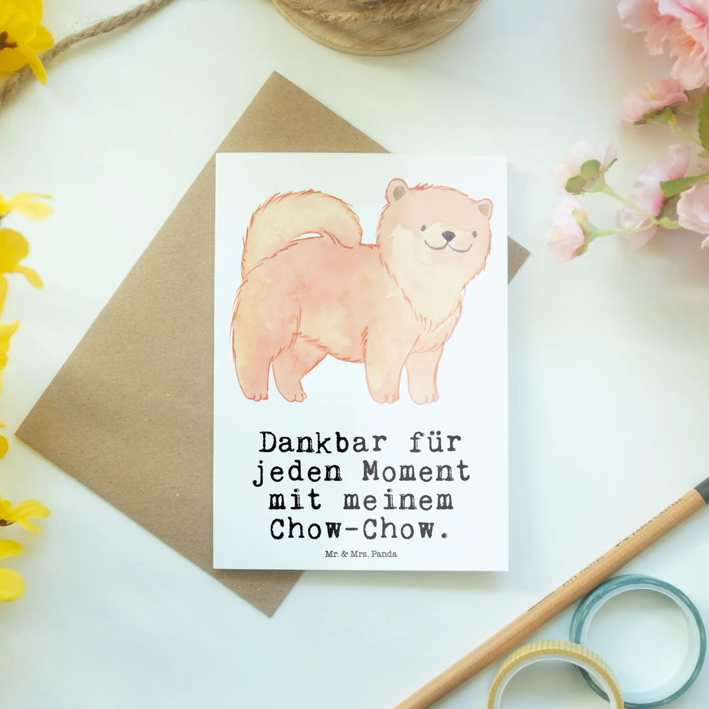 Grußkarte Chow-Chow Moment Grußkarte, Klappkarte, Einladungskarte, Glückwunschkarte, Hochzeitskarte, Geburtstagskarte, Karte, Ansichtskarten, Hund, Hunderasse, Rassehund, Hundebesitzer, Geschenk, Tierfreund, Schenken, Welpe, Chow-Chow, Asiatischer Spitz