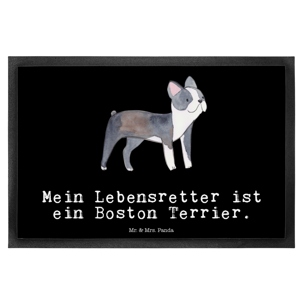 Fußmatte Boston Terrier Lebensretter Türvorleger, Schmutzmatte, Fußabtreter, Matte, Schmutzfänger, Fußabstreifer, Schmutzfangmatte, Türmatte, Motivfußmatte, Haustürmatte, Vorleger, Fussmatten, Fußmatten, Gummimatte, Fußmatte außen, Fußmatte innen, Fussmatten online, Gummi Matte, Sauberlaufmatte, Fußmatte waschbar, Fußmatte outdoor, Schmutzfangmatte waschbar, Eingangsteppich, Fußabstreifer außen, Fußabtreter außen, Schmutzfangteppich, Fußmatte außen wetterfest, Hund, Hunderasse, Rassehund, Hundebesitzer, Geschenk, Tierfreund, Schenken, Welpe, Boston Terrier