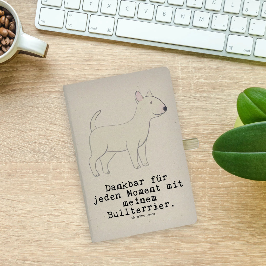 Baumwoll Notizbuch Bullterrier Moment Notizen, Eintragebuch, Tagebuch, Notizblock, Adressbuch, Journal, Kladde, Skizzenbuch, Notizheft, Schreibbuch, Schreibheft, Hund, Hunderasse, Rassehund, Hundebesitzer, Geschenk, Tierfreund, Schenken, Welpe, Bullterrier