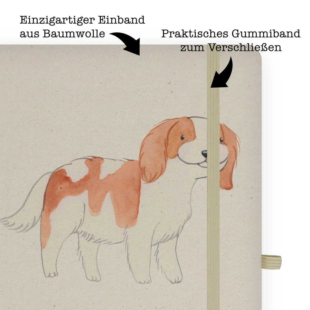 Baumwoll Notizbuch Cavalier King Charles Spaniel Moment Notizen, Eintragebuch, Tagebuch, Notizblock, Adressbuch, Journal, Kladde, Skizzenbuch, Notizheft, Schreibbuch, Schreibheft, Hund, Hunderasse, Rassehund, Hundebesitzer, Geschenk, Tierfreund, Schenken, Welpe, Cavalier King Charles Spaniel