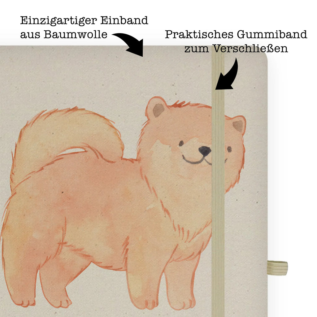 Baumwoll Notizbuch Chow-Chow Moment Notizen, Eintragebuch, Tagebuch, Notizblock, Adressbuch, Journal, Kladde, Skizzenbuch, Notizheft, Schreibbuch, Schreibheft, Hund, Hunderasse, Rassehund, Hundebesitzer, Geschenk, Tierfreund, Schenken, Welpe, Chow-Chow, Asiatischer Spitz