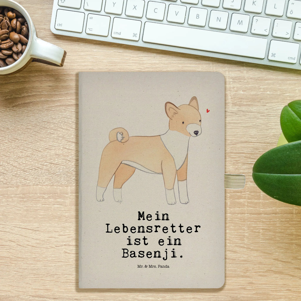 Baumwoll Notizbuch Basenji Lebensretter Notizen, Eintragebuch, Tagebuch, Notizblock, Adressbuch, Journal, Kladde, Skizzenbuch, Notizheft, Schreibbuch, Schreibheft, Hund, Hunderasse, Rassehund, Hundebesitzer, Geschenk, Tierfreund, Schenken, Welpe, Kongo-Terrier, Basenji