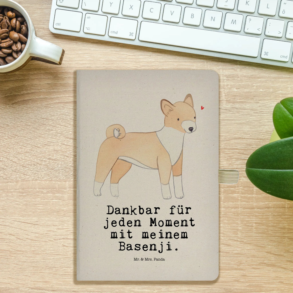 Baumwoll Notizbuch Basenji Moment Notizen, Eintragebuch, Tagebuch, Notizblock, Adressbuch, Journal, Kladde, Skizzenbuch, Notizheft, Schreibbuch, Schreibheft, Hund, Hunderasse, Rassehund, Hundebesitzer, Geschenk, Tierfreund, Schenken, Welpe, Kongo-Terrier, Basenji