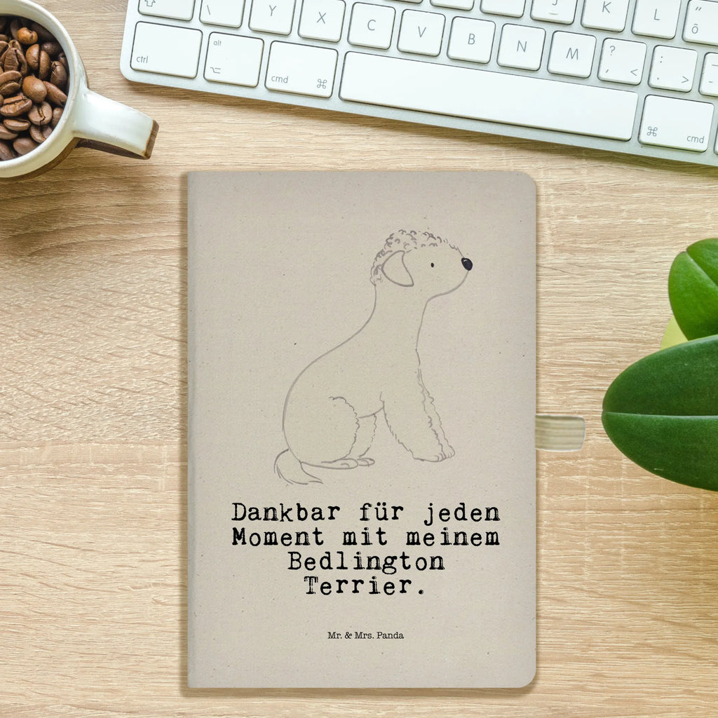 Baumwoll Notizbuch Bedlington Terrier Moment Notizen, Eintragebuch, Tagebuch, Notizblock, Adressbuch, Journal, Kladde, Skizzenbuch, Notizheft, Schreibbuch, Schreibheft, Hund, Hunderasse, Rassehund, Hundebesitzer, Geschenk, Tierfreund, Schenken, Welpe, Bedlington Terrier, Terrier