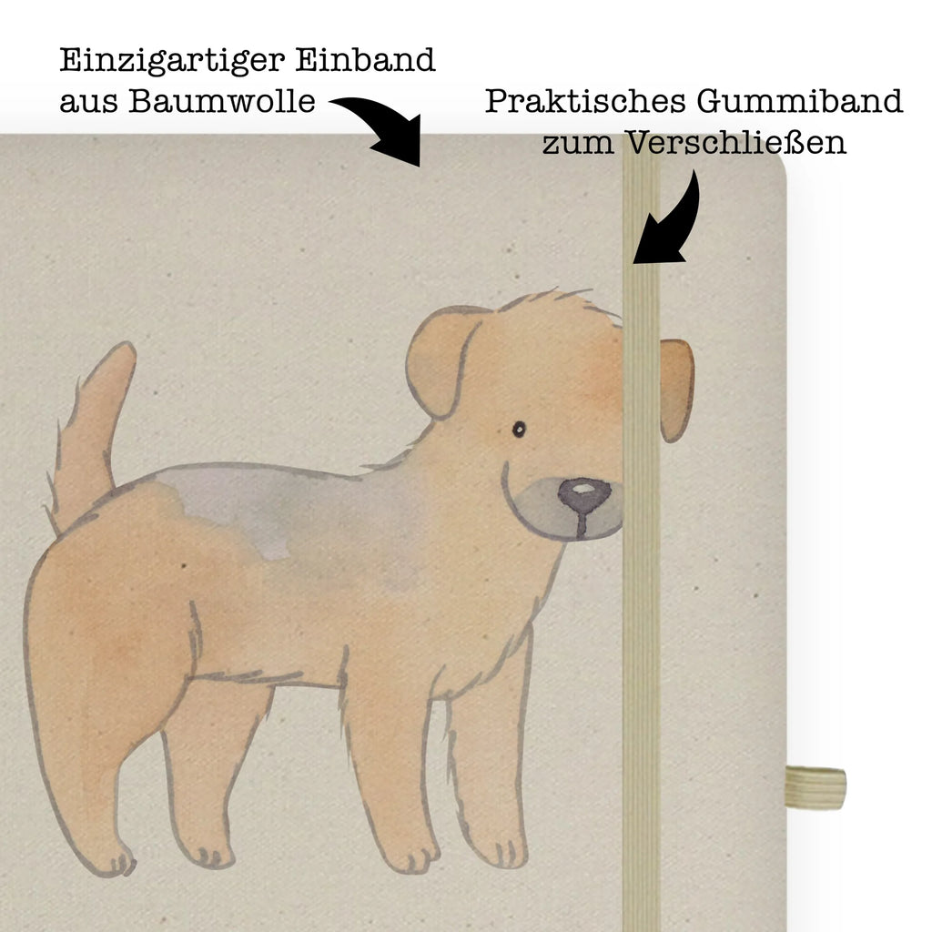 Baumwoll Notizbuch Border Terrier Lebensretter Notizen, Eintragebuch, Tagebuch, Notizblock, Adressbuch, Journal, Kladde, Skizzenbuch, Notizheft, Schreibbuch, Schreibheft, Hund, Hunderasse, Rassehund, Hundebesitzer, Geschenk, Tierfreund, Schenken, Welpe, Border Terrier