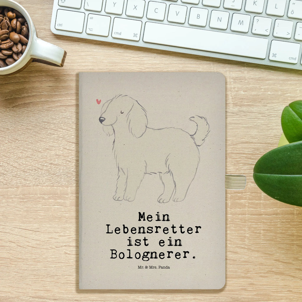 Baumwoll Notizbuch Bologneser Lebensretter Notizen, Eintragebuch, Tagebuch, Notizblock, Adressbuch, Journal, Kladde, Skizzenbuch, Notizheft, Schreibbuch, Schreibheft, Hund, Hunderasse, Rassehund, Hundebesitzer, Geschenk, Tierfreund, Schenken, Welpe, Bologneser