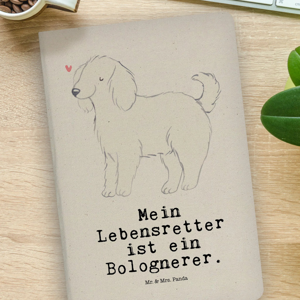 Baumwoll Notizbuch Bologneser Lebensretter Notizen, Eintragebuch, Tagebuch, Notizblock, Adressbuch, Journal, Kladde, Skizzenbuch, Notizheft, Schreibbuch, Schreibheft, Hund, Hunderasse, Rassehund, Hundebesitzer, Geschenk, Tierfreund, Schenken, Welpe, Bologneser