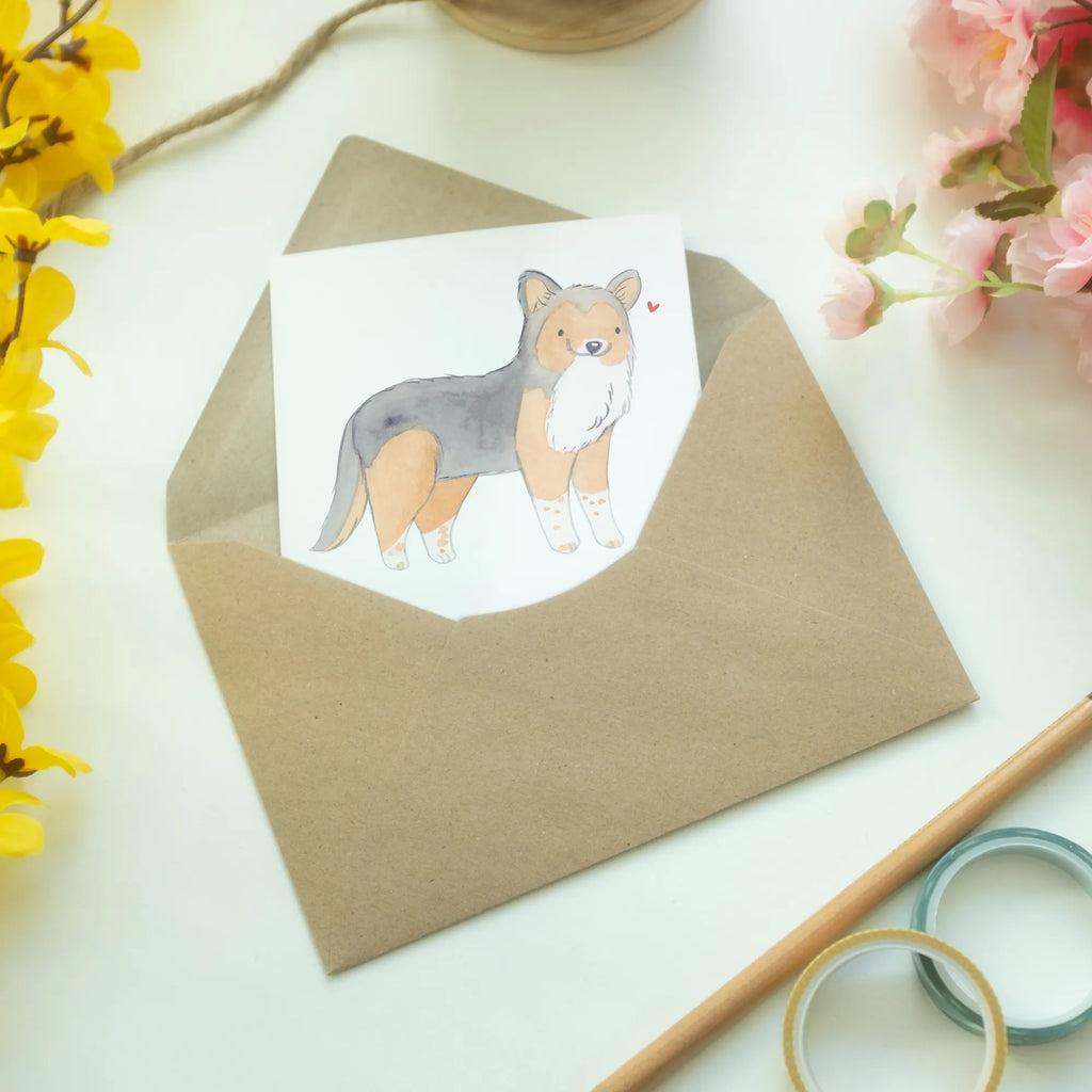 Grußkarte Shetland Sheepdog Lebensretter Grußkarte, Klappkarte, Einladungskarte, Glückwunschkarte, Hochzeitskarte, Geburtstagskarte, Karte, Ansichtskarten, Hund, Hunderasse, Rassehund, Hundebesitzer, Geschenk, Tierfreund, Schenken, Welpe, Shetland Sheepdog, Sheltie