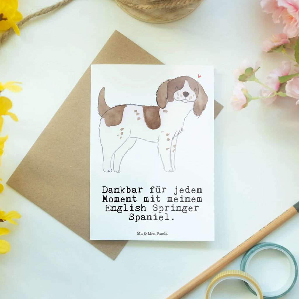 Grußkarte English Springer Spaniel Moment Grußkarte, Klappkarte, Einladungskarte, Glückwunschkarte, Hochzeitskarte, Geburtstagskarte, Karte, Ansichtskarten, Hund, Hunderasse, Rassehund, Hundebesitzer, Geschenk, Tierfreund, Schenken, Welpe, English Springer Spaniel