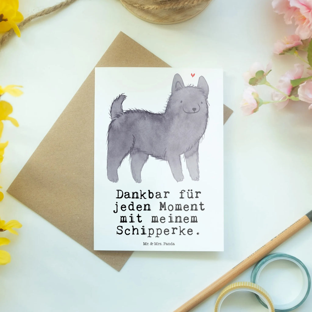 Grußkarte Schipperke Moment Grußkarte, Klappkarte, Einladungskarte, Glückwunschkarte, Hochzeitskarte, Geburtstagskarte, Karte, Ansichtskarten, Hund, Hunderasse, Rassehund, Hundebesitzer, Geschenk, Tierfreund, Schenken, Welpe, Schipperke, belgische Hunderasse