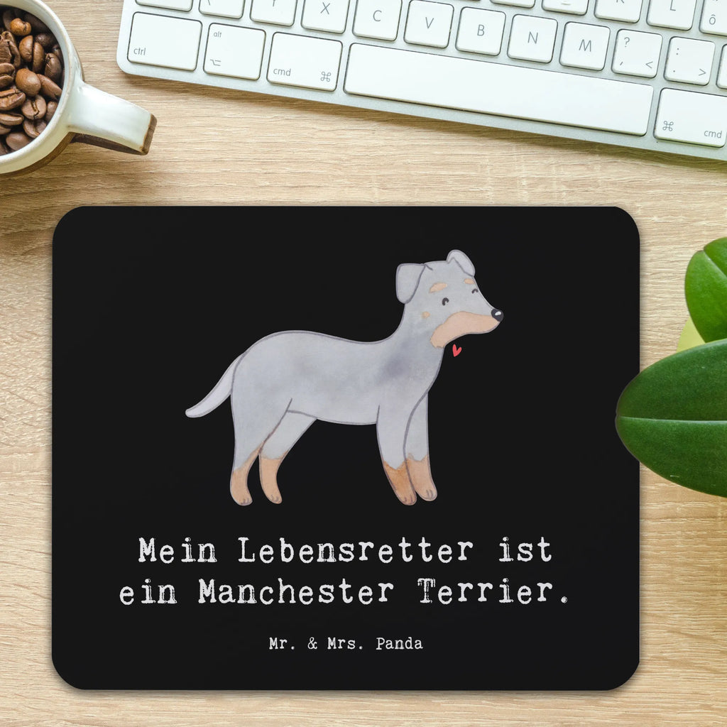 Mauspad Manchester Terrier Lebensretter Mousepad, Computer zubehör, Büroausstattung, PC Zubehör, Arbeitszimmer, Mauspad, Einzigartiges Mauspad, Designer Mauspad, Mausunterlage, Mauspad Büro, Hund, Hunderasse, Rassehund, Hundebesitzer, Geschenk, Tierfreund, Schenken, Welpe, Manchester Terrier