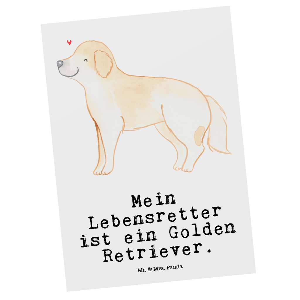 Postkarte Golden Retriever Lebensretter Postkarte, Karte, Geschenkkarte, Grußkarte, Einladung, Ansichtskarte, Geburtstagskarte, Einladungskarte, Dankeskarte, Ansichtskarten, Einladung Geburtstag, Einladungskarten Geburtstag, Hund, Hunderasse, Rassehund, Hundebesitzer, Geschenk, Tierfreund, Schenken, Welpe, Golden Retriever, Goldie Hund