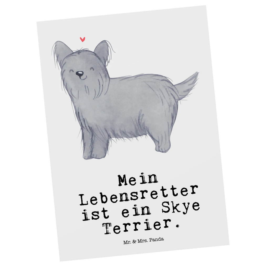 Postkarte Skye Terrier Lebensretter Postkarte, Karte, Geschenkkarte, Grußkarte, Einladung, Ansichtskarte, Geburtstagskarte, Einladungskarte, Dankeskarte, Ansichtskarten, Einladung Geburtstag, Einladungskarten Geburtstag, Hund, Hunderasse, Rassehund, Hundebesitzer, Geschenk, Tierfreund, Schenken, Welpe, Skye Terrier, Terrier