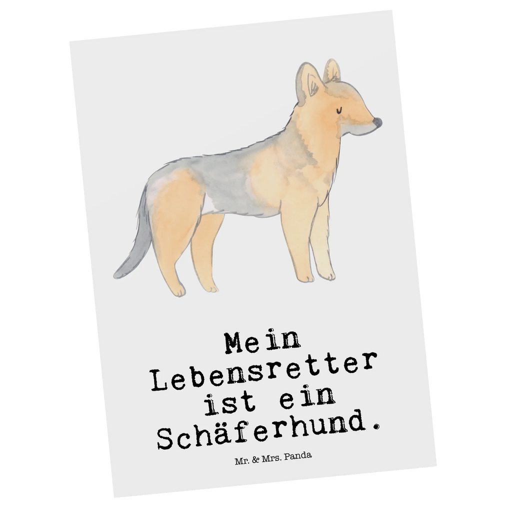 Postkarte Schäferhund Lebensretter Postkarte, Karte, Geschenkkarte, Grußkarte, Einladung, Ansichtskarte, Geburtstagskarte, Einladungskarte, Dankeskarte, Ansichtskarten, Einladung Geburtstag, Einladungskarten Geburtstag, Hund, Hunderasse, Rassehund, Hundebesitzer, Geschenk, Tierfreund, Schenken, Welpe, Schäferhund