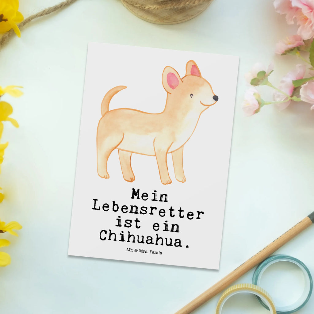 Postkarte Chihuahua Lebensretter Postkarte, Karte, Geschenkkarte, Grußkarte, Einladung, Ansichtskarte, Geburtstagskarte, Einladungskarte, Dankeskarte, Ansichtskarten, Einladung Geburtstag, Einladungskarten Geburtstag, Hund, Hunderasse, Rassehund, Hundebesitzer, Geschenk, Tierfreund, Schenken, Welpe, Chihuahua