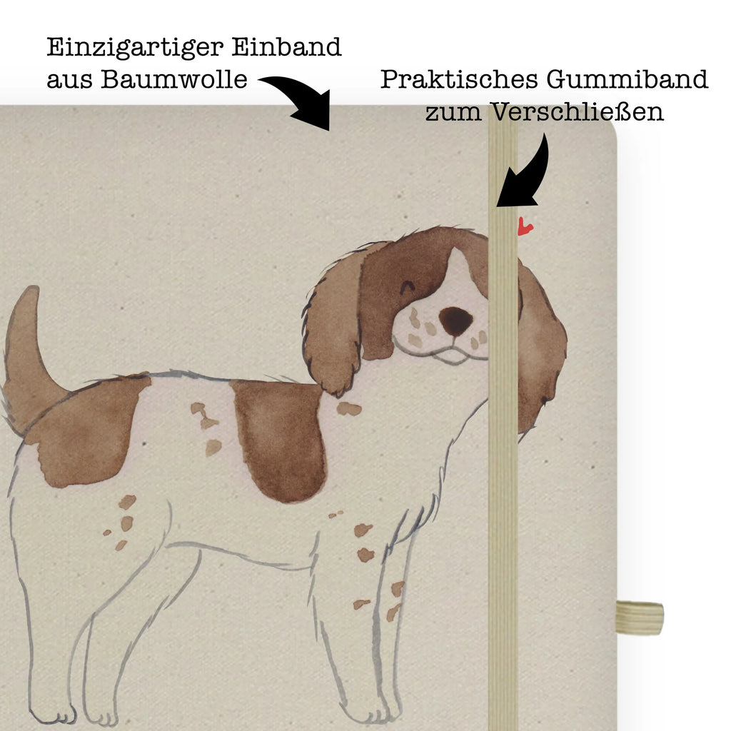 Baumwoll Notizbuch English Springer Spaniel Lebensretter Notizen, Eintragebuch, Tagebuch, Notizblock, Adressbuch, Journal, Kladde, Skizzenbuch, Notizheft, Schreibbuch, Schreibheft, Hund, Hunderasse, Rassehund, Hundebesitzer, Geschenk, Tierfreund, Schenken, Welpe, English Springer Spaniel