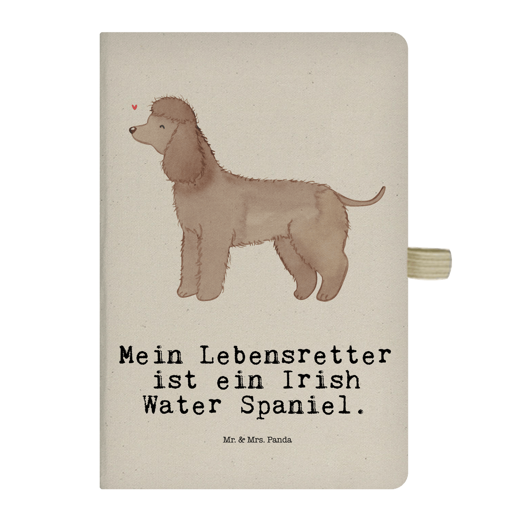 Baumwoll Notizbuch Irish Water Spaniel Lebensretter Notizen, Eintragebuch, Tagebuch, Notizblock, Adressbuch, Journal, Kladde, Skizzenbuch, Notizheft, Schreibbuch, Schreibheft, Hund, Hunderasse, Rassehund, Hundebesitzer, Geschenk, Tierfreund, Schenken, Welpe, Irish Water Spaniel, Jagdhund