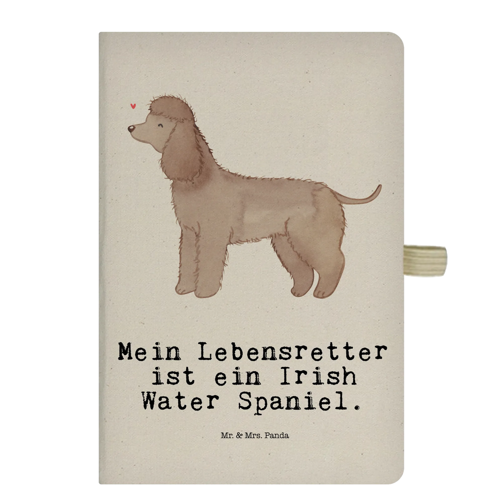 Baumwoll Notizbuch Irish Water Spaniel Lebensretter Notizen, Eintragebuch, Tagebuch, Notizblock, Adressbuch, Journal, Kladde, Skizzenbuch, Notizheft, Schreibbuch, Schreibheft, Hund, Hunderasse, Rassehund, Hundebesitzer, Geschenk, Tierfreund, Schenken, Welpe, Irish Water Spaniel, Jagdhund