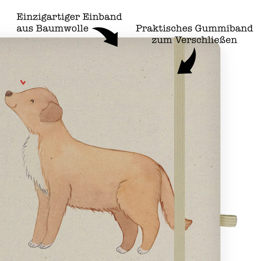 Baumwoll Notizbuch Nova Scotia Duck Lebensretter Notizen, Eintragebuch, Tagebuch, Notizblock, Adressbuch, Journal, Kladde, Skizzenbuch, Notizheft, Schreibbuch, Schreibheft, Hund, Hunderasse, Rassehund, Hundebesitzer, Geschenk, Tierfreund, Schenken, Welpe, Nova Scotia Duck Tolling Retriever, Retriever