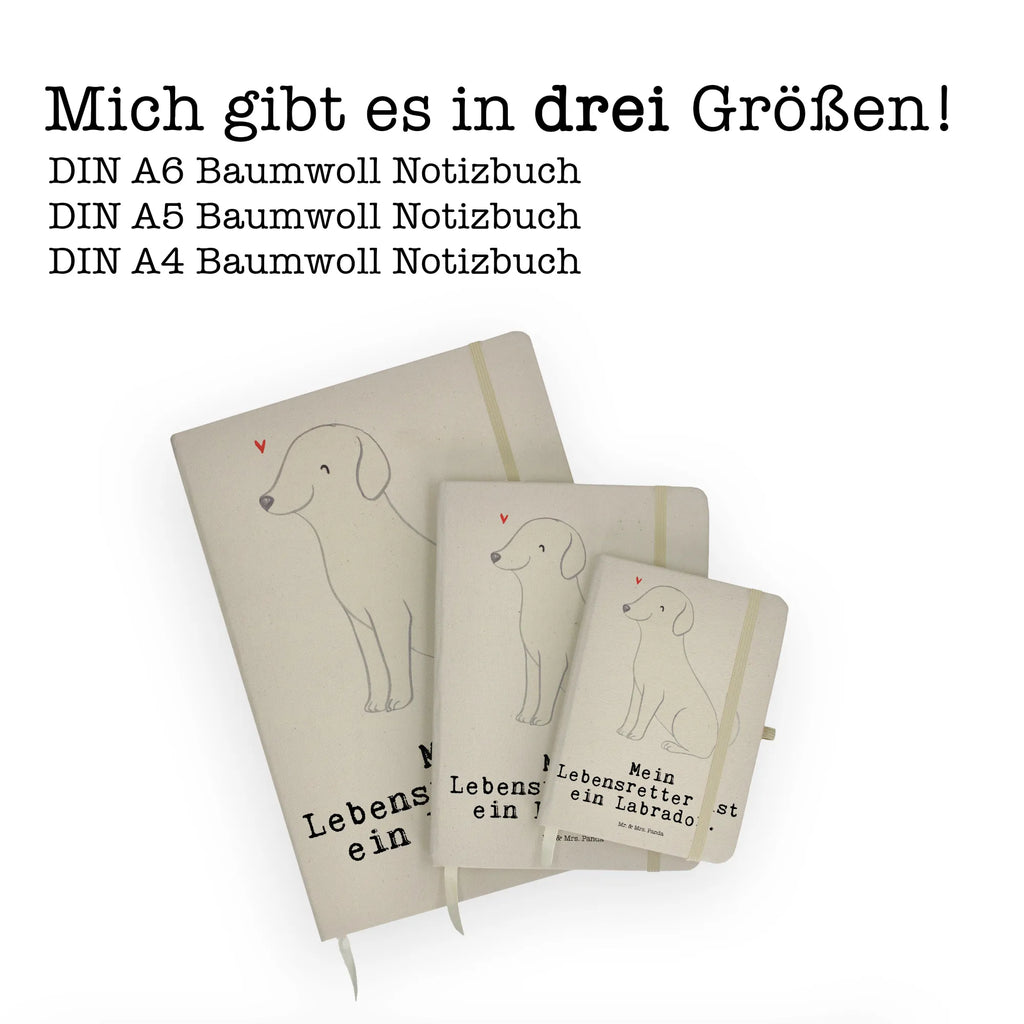 Baumwoll Notizbuch Labrador Lebensretter Notizen, Eintragebuch, Tagebuch, Notizblock, Adressbuch, Journal, Kladde, Skizzenbuch, Notizheft, Schreibbuch, Schreibheft, Hund, Hunderasse, Rassehund, Hundebesitzer, Geschenk, Tierfreund, Schenken, Welpe, Labrador