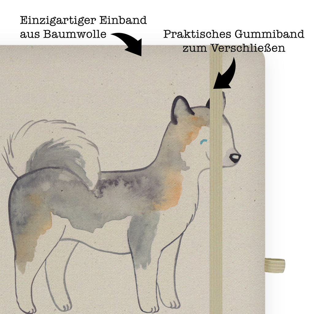 Baumwoll Notizbuch Siberian Husky Lebensretter Notizen, Eintragebuch, Tagebuch, Notizblock, Adressbuch, Journal, Kladde, Skizzenbuch, Notizheft, Schreibbuch, Schreibheft, Hund, Hunderasse, Rassehund, Hundebesitzer, Geschenk, Tierfreund, Schenken, Welpe, Siberian Husky