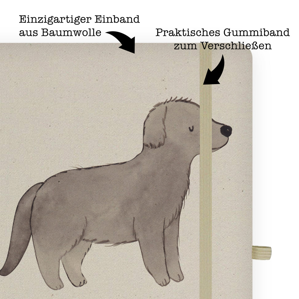 Baumwoll Notizbuch Neufundländer Lebensretter Notizen, Eintragebuch, Tagebuch, Notizblock, Adressbuch, Journal, Kladde, Skizzenbuch, Notizheft, Schreibbuch, Schreibheft, Hund, Hunderasse, Rassehund, Hundebesitzer, Geschenk, Tierfreund, Schenken, Welpe, Neufundländer, Newfoundland