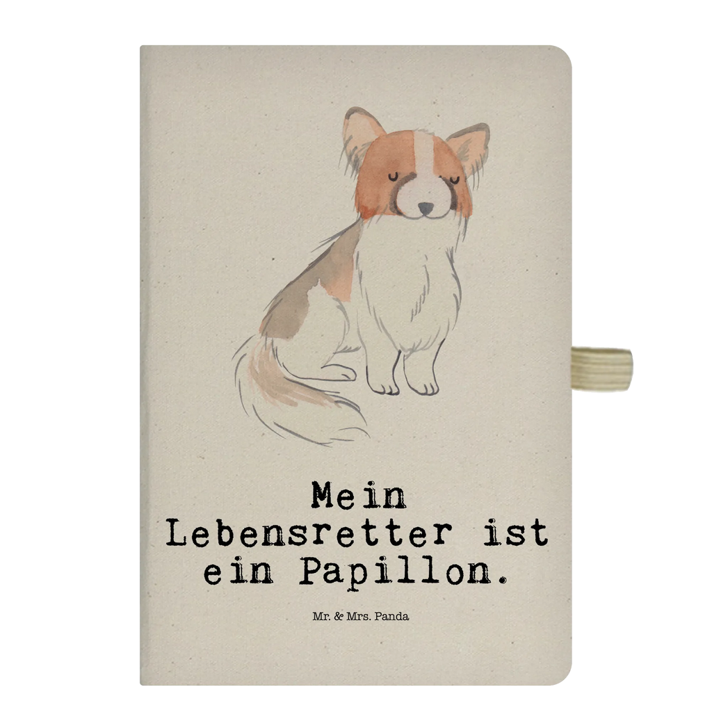 Baumwoll Notizbuch Papillon Lebensretter Notizen, Eintragebuch, Tagebuch, Notizblock, Adressbuch, Journal, Kladde, Skizzenbuch, Notizheft, Schreibbuch, Schreibheft, Hund, Hunderasse, Rassehund, Hundebesitzer, Geschenk, Tierfreund, Schenken, Welpe, Kontinentaler Zwergspaniel, Papillon