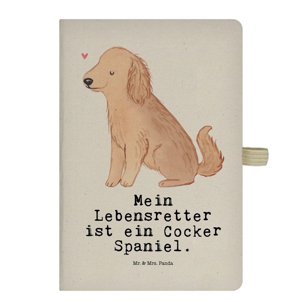 Baumwoll Notizbuch Cocker Spaniel Lebensretter Notizen, Eintragebuch, Tagebuch, Notizblock, Adressbuch, Journal, Kladde, Skizzenbuch, Notizheft, Schreibbuch, Schreibheft, Hund, Hunderasse, Rassehund, Hundebesitzer, Geschenk, Tierfreund, Schenken, Welpe, Englische Cockerspaniel, Cocker Spaniel