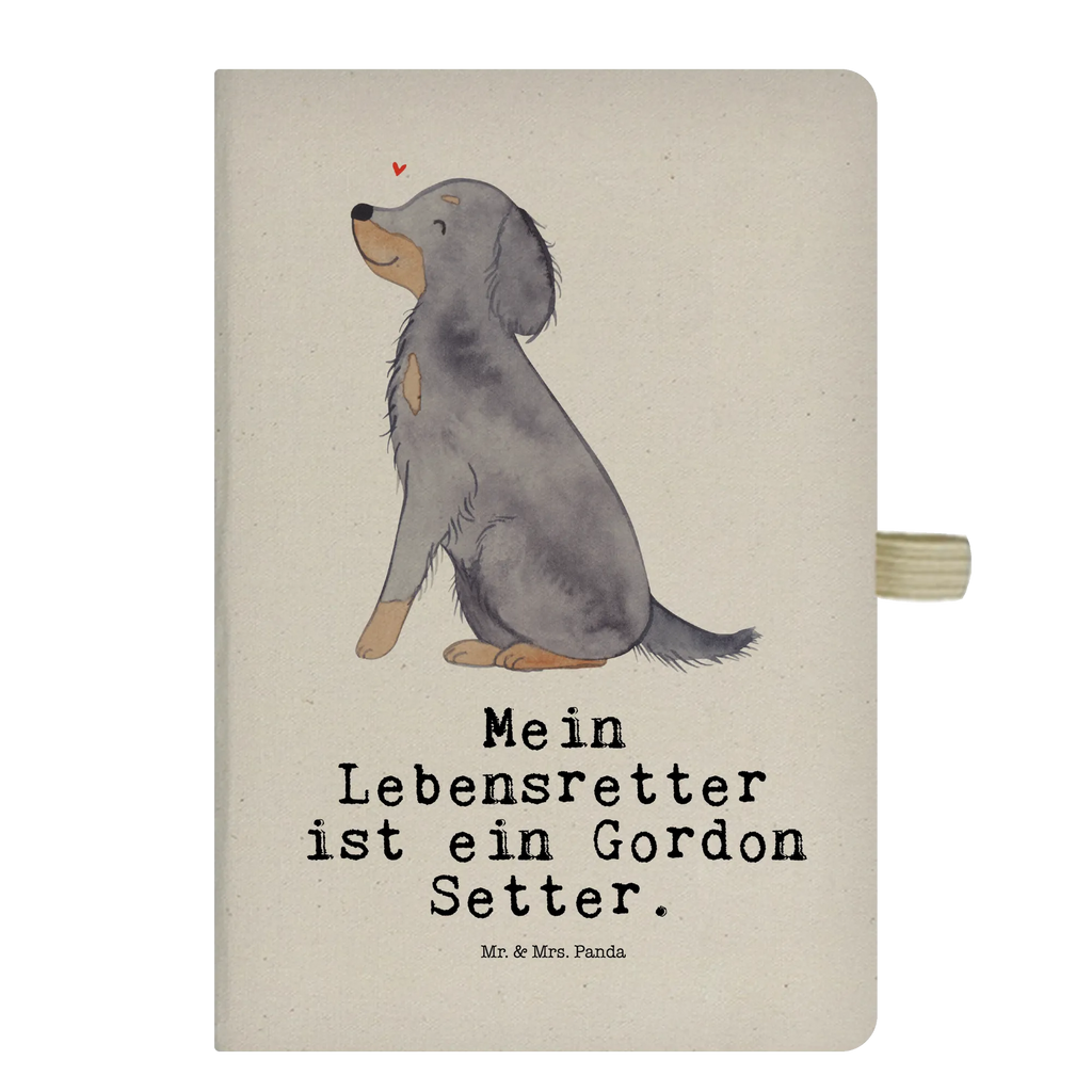 Baumwoll Notizbuch Gordon Setter Lebensretter Notizen, Eintragebuch, Tagebuch, Notizblock, Adressbuch, Journal, Kladde, Skizzenbuch, Notizheft, Schreibbuch, Schreibheft, Hund, Hunderasse, Rassehund, Hundebesitzer, Geschenk, Tierfreund, Schenken, Welpe, Gordon Shetter, Jagdhund