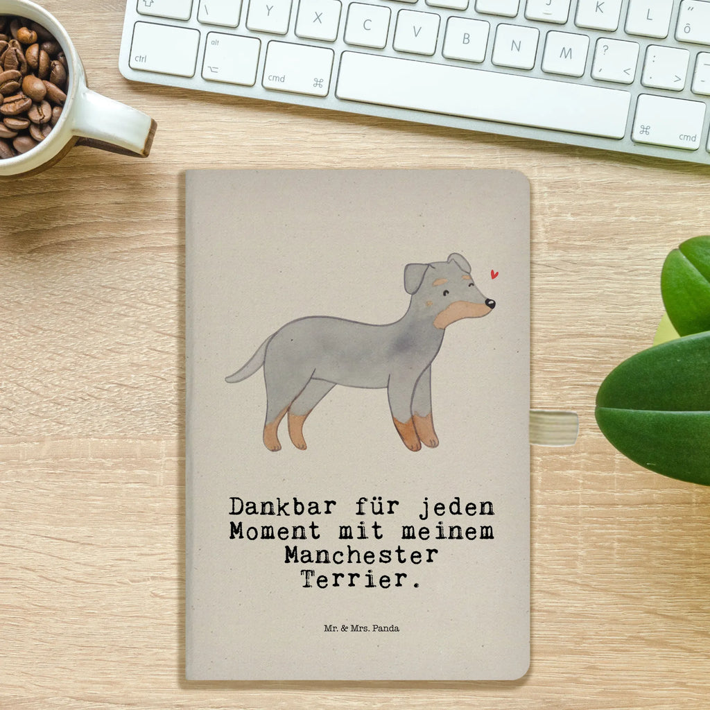 Baumwoll Notizbuch Manchester Terrier Moment Notizen, Eintragebuch, Tagebuch, Notizblock, Adressbuch, Journal, Kladde, Skizzenbuch, Notizheft, Schreibbuch, Schreibheft, Hund, Hunderasse, Rassehund, Hundebesitzer, Geschenk, Tierfreund, Schenken, Welpe, Manchester Terrier