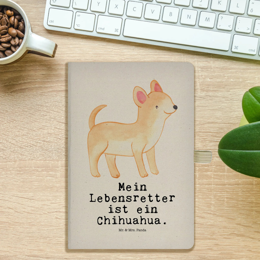 Baumwoll Notizbuch Chihuahua Lebensretter Notizen, Eintragebuch, Tagebuch, Notizblock, Adressbuch, Journal, Kladde, Skizzenbuch, Notizheft, Schreibbuch, Schreibheft, Hund, Hunderasse, Rassehund, Hundebesitzer, Geschenk, Tierfreund, Schenken, Welpe, Chihuahua