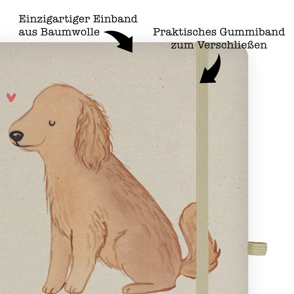 Baumwoll Notizbuch Cocker Spaniel Lebensretter Notizen, Eintragebuch, Tagebuch, Notizblock, Adressbuch, Journal, Kladde, Skizzenbuch, Notizheft, Schreibbuch, Schreibheft, Hund, Hunderasse, Rassehund, Hundebesitzer, Geschenk, Tierfreund, Schenken, Welpe, Englische Cockerspaniel, Cocker Spaniel