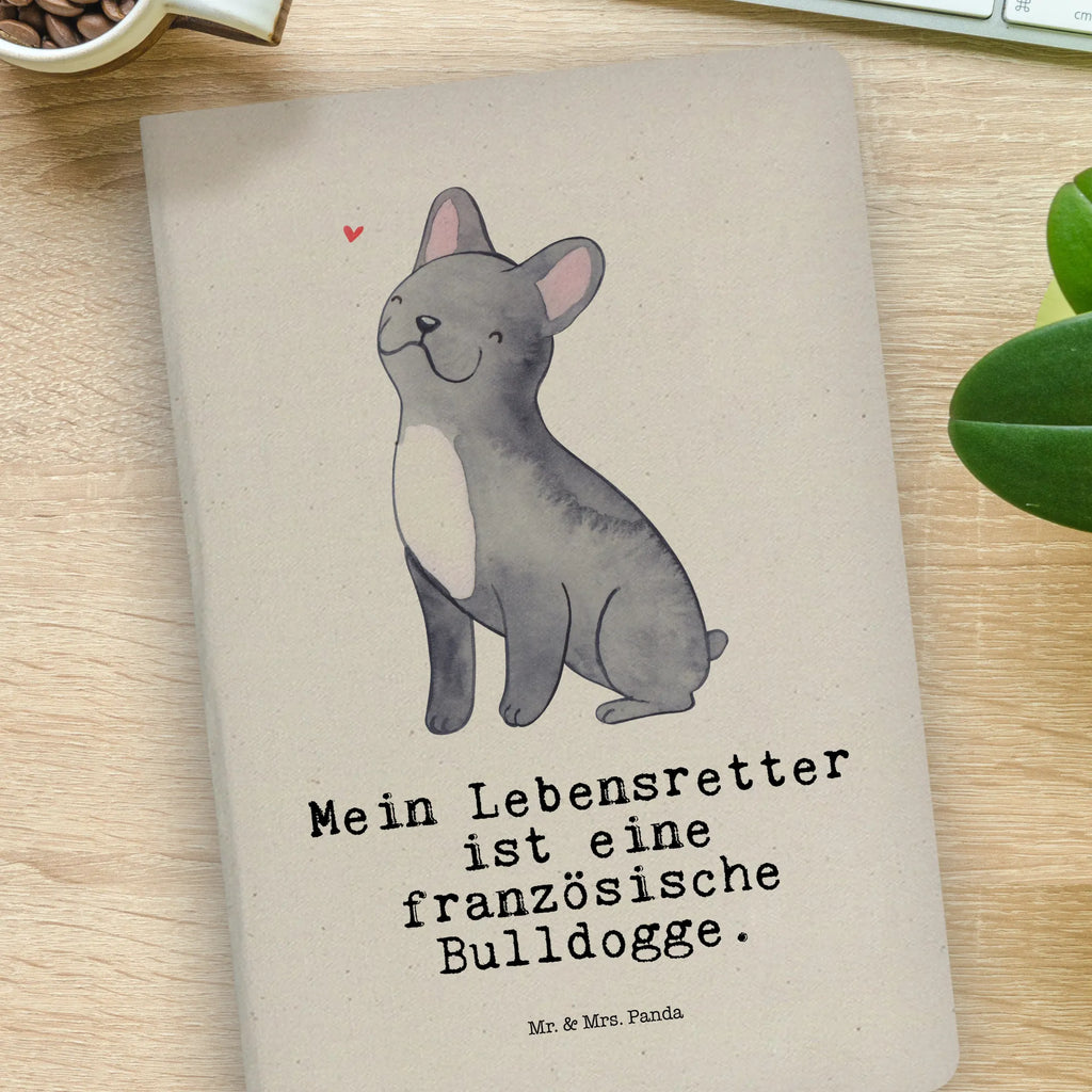 Baumwoll Notizbuch Französische Bulldogge Lebensretter Notizen, Eintragebuch, Tagebuch, Notizblock, Adressbuch, Journal, Kladde, Skizzenbuch, Notizheft, Schreibbuch, Schreibheft, Hund, Hunderasse, Rassehund, Hundebesitzer, Geschenk, Tierfreund, Schenken, Welpe, Französische Bulldogge